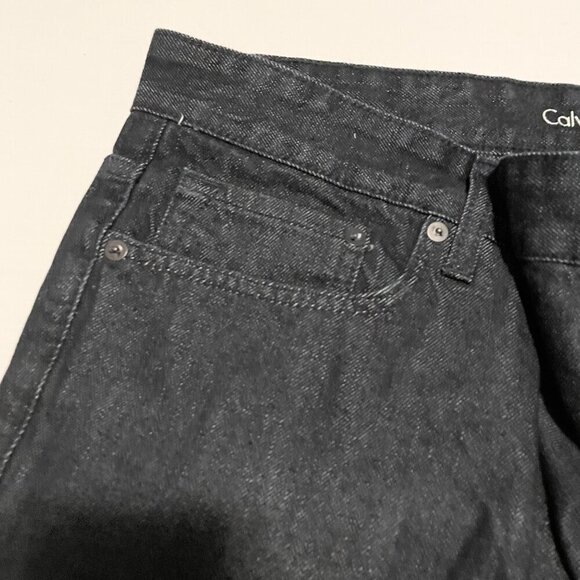 Calvin Klein Slim Straight Mens Jeans 36x32 - Picture 7 of 16
